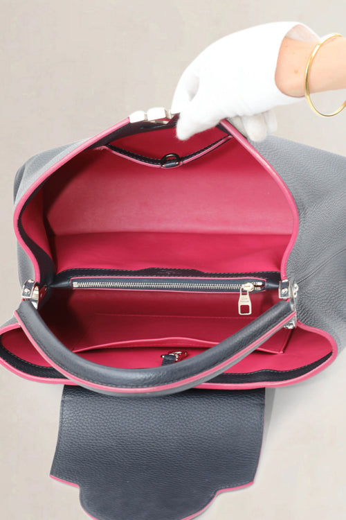 Louis Vuitton Blue/Pink Capucines GM
