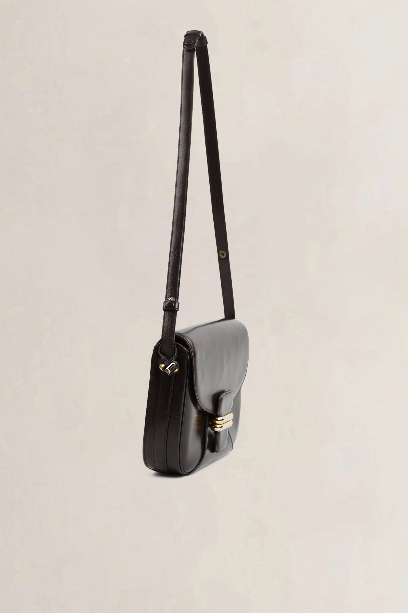 Brown Leather Crossbody Bag