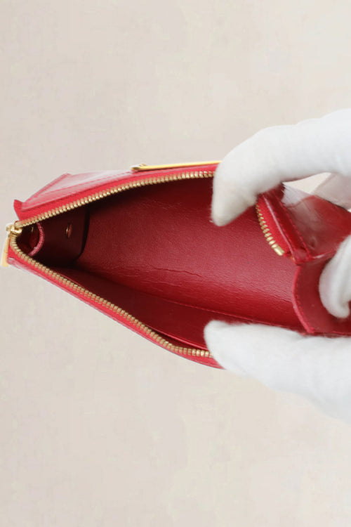 Louis Vuitton Pomme D'Amour Patent Leather Pouch