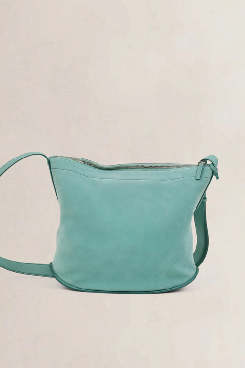 Delvaux Turquoise Le Pin Baudrier Crossbody Bag