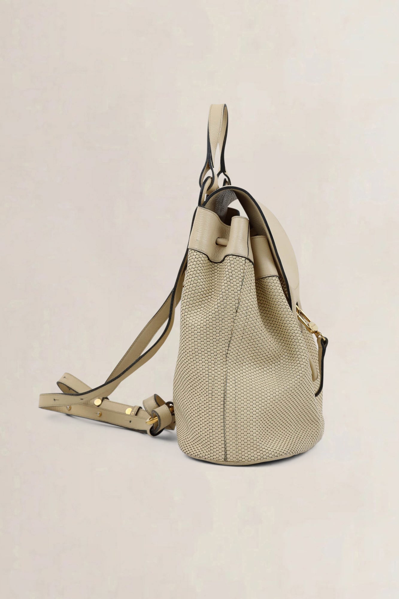 Ivory Toile De Cuir Soleil Backpack
