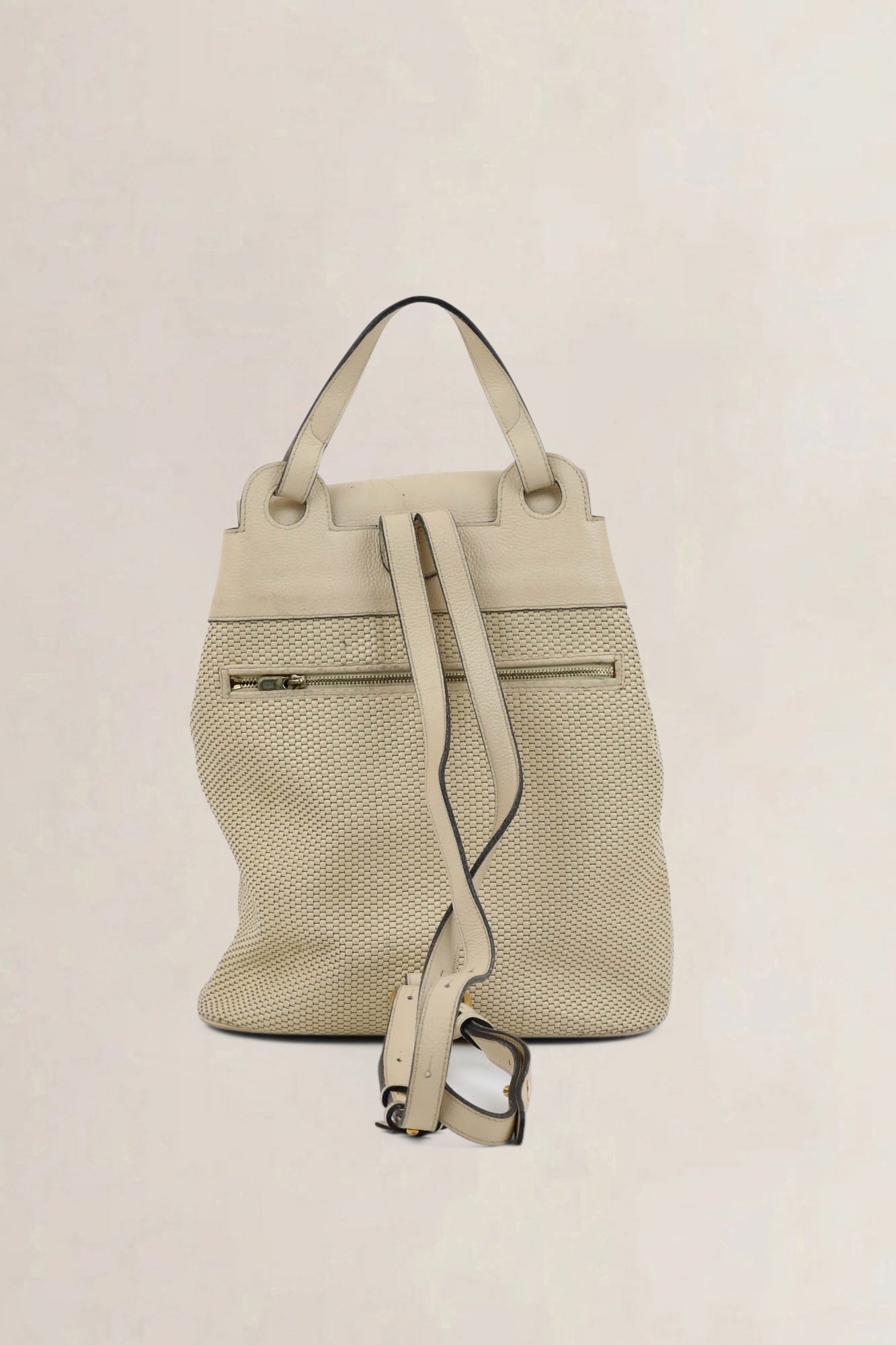 Ivory Toile De Cuir Soleil Backpack