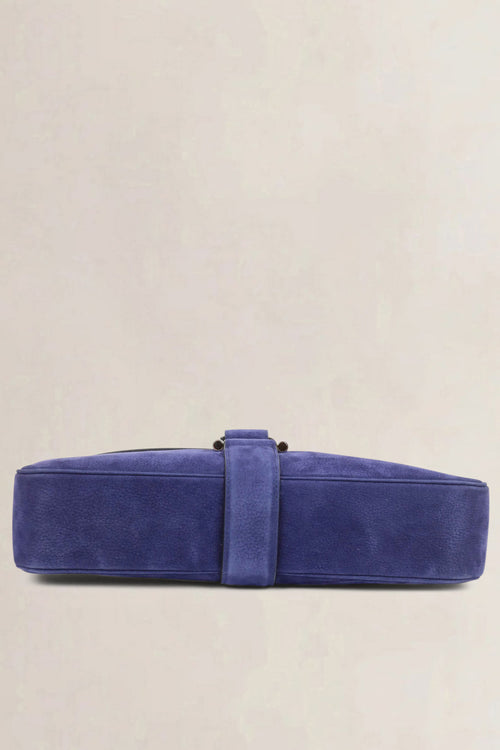 Delvaux Bleu Nuit Givry Clutch