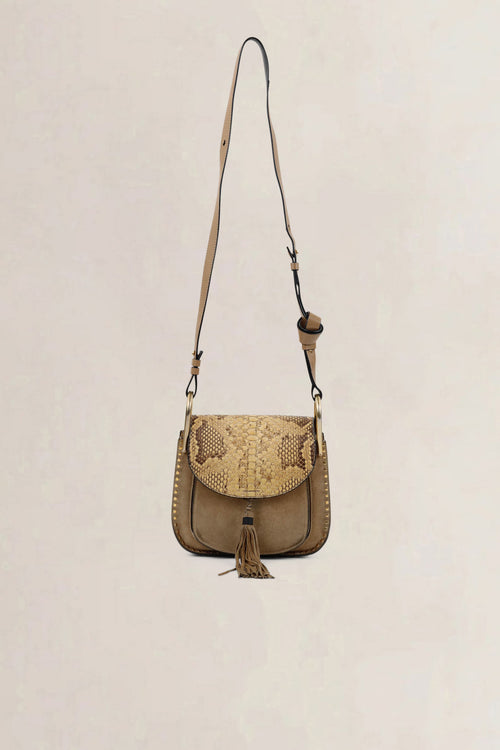Chloé Brown Suède Hayley Crossbody Bag