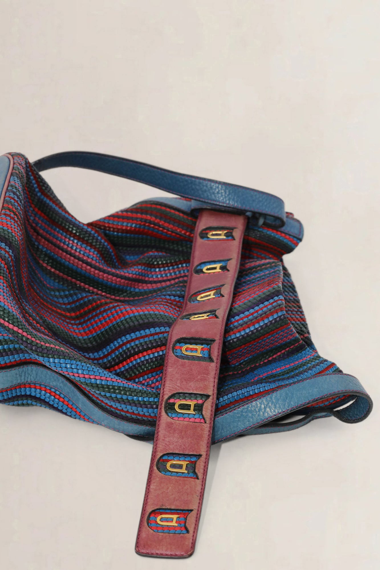 Multicolor Calicot Crossbody Bag