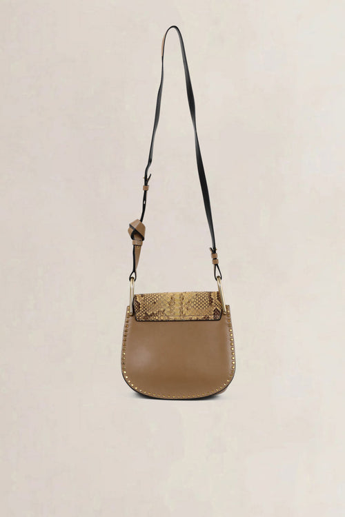 Chloé Brown Suède Hayley Crossbody Bag