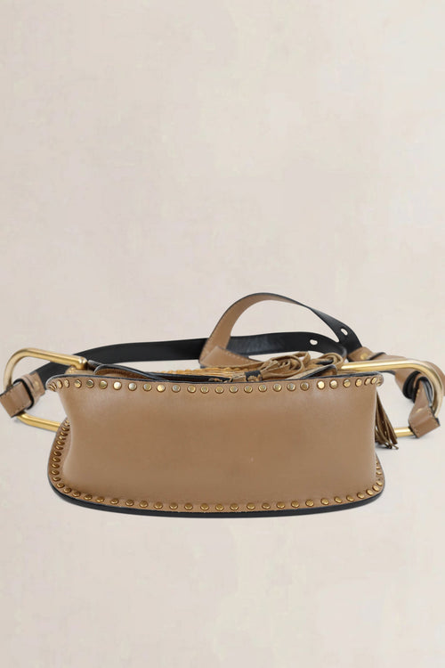Chloé Brown Suède Hayley Crossbody Bag