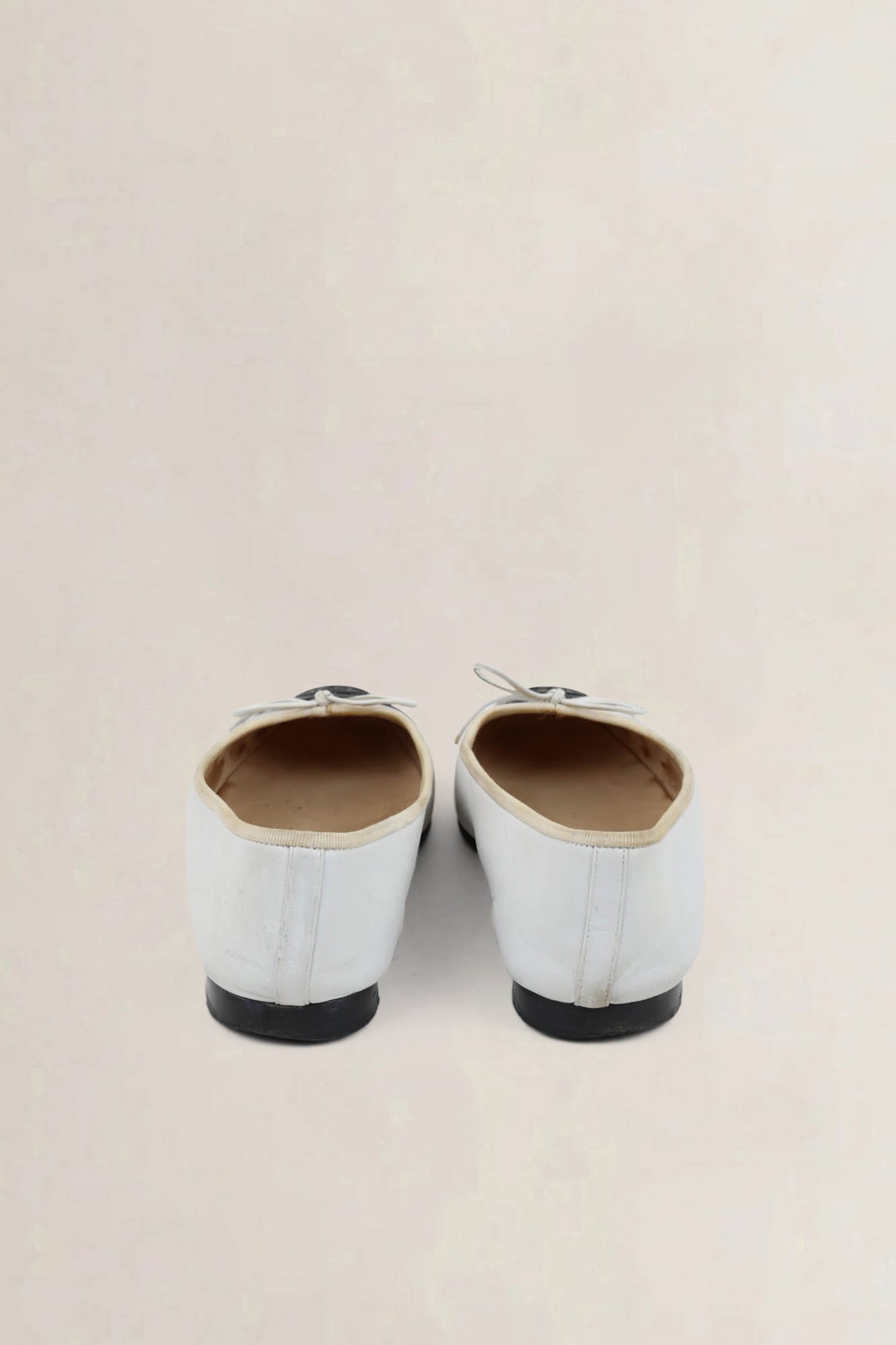 Chanel Black/White Ballet Flats