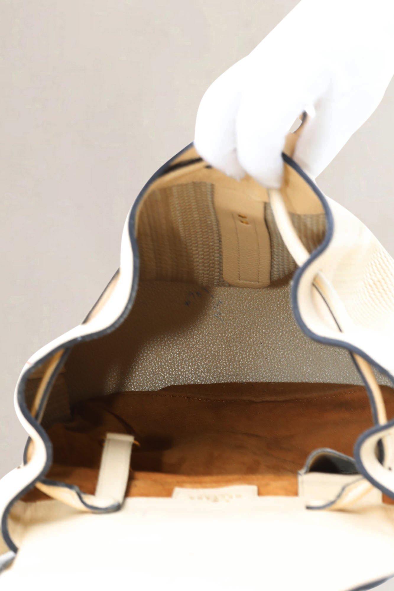 Ivory Toile De Cuir Soleil Backpack