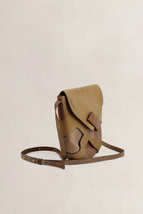 Delvaux Brown Desavroye Crossbody Bag