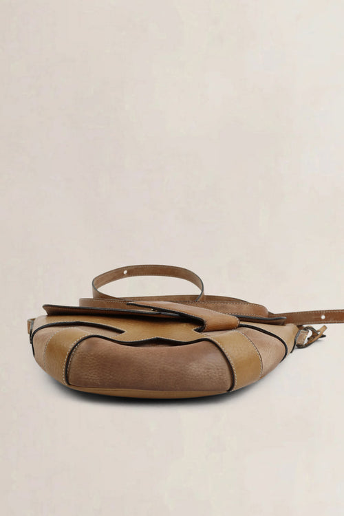 Delvaux Brown Desavroye Crossbody Bag