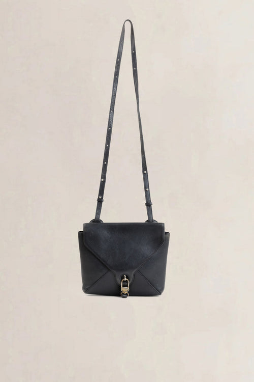 Delvaux Blue Grelon Crossbody Bag