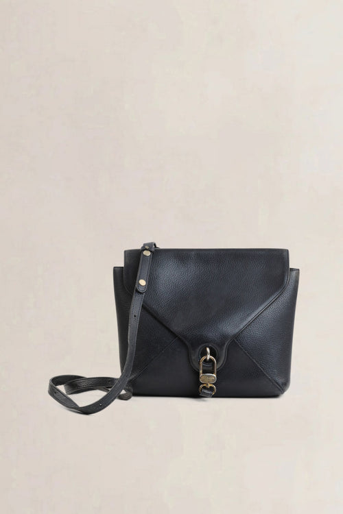 Delvaux Blue Grelon Crossbody Bag