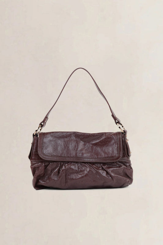 Fendi Dark Burgundy Shoulder Bag