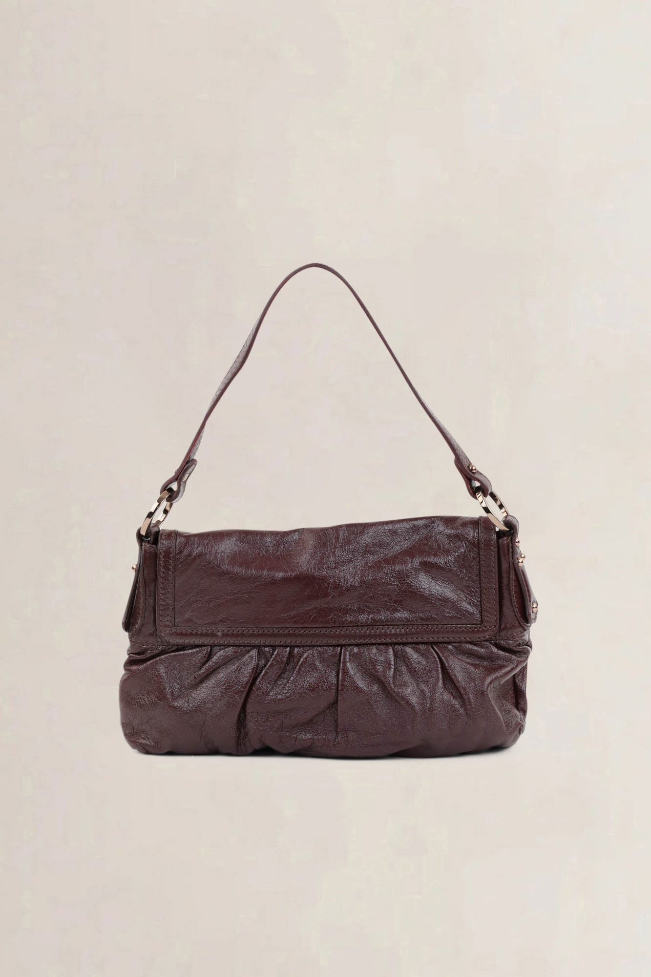Fendi Dark Burgundy Shoulder Bag