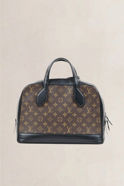 Louis Vuitton Damier Ebene Dora Top Handle Bag