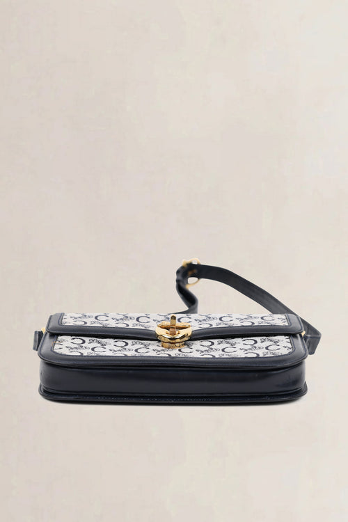Céline Blue Monogram Crossbody Bag