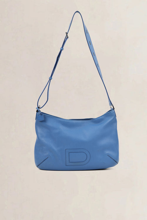 Delvaux Blue Louise Besace Crossbody Bag