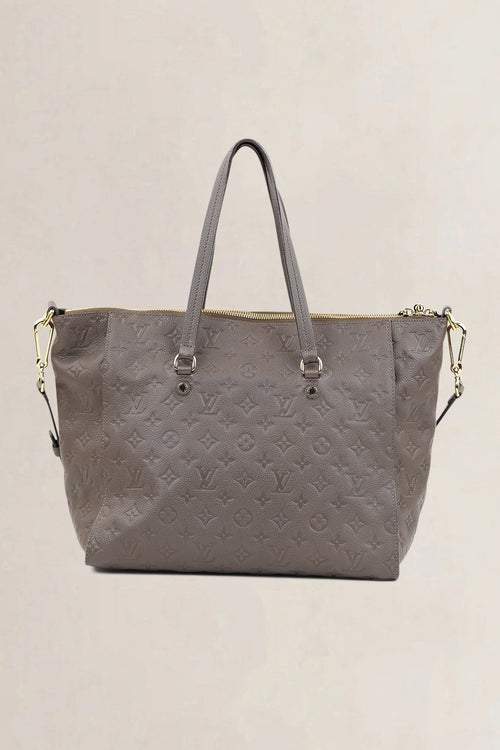 Louis Vuitton Taupe Lumineuse Empreinte Monogram Shoulder Bag