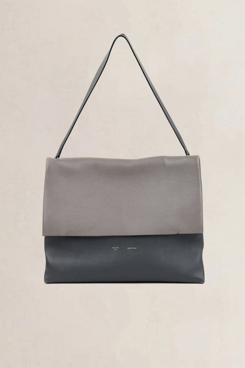 Céline Taupe/Charcoal All Soft Shoulder Bag