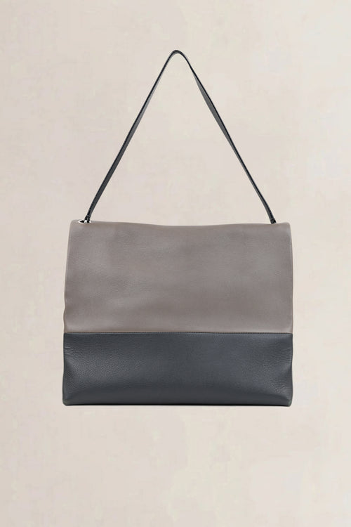Céline Taupe/Charcoal All Soft Shoulder Bag