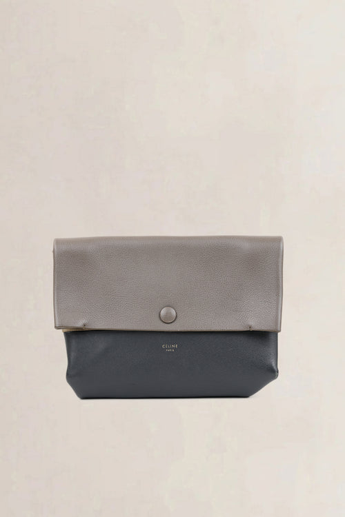Céline Taupe/Charcoal All Soft Shoulder Bag