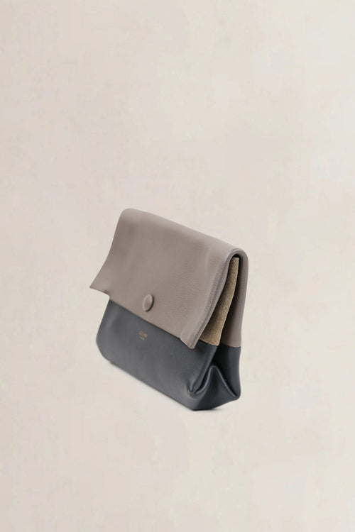 Céline Taupe/Charcoal All Soft Shoulder Bag
