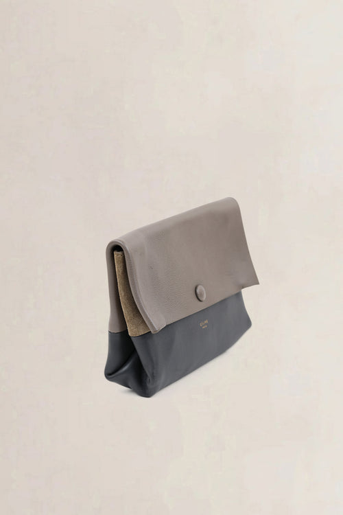 Céline Taupe/Charcoal All Soft Shoulder Bag