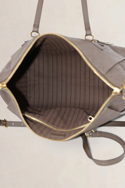 Louis Vuitton Taupe Lumineuse Empreinte Monogram Shoulder Bag