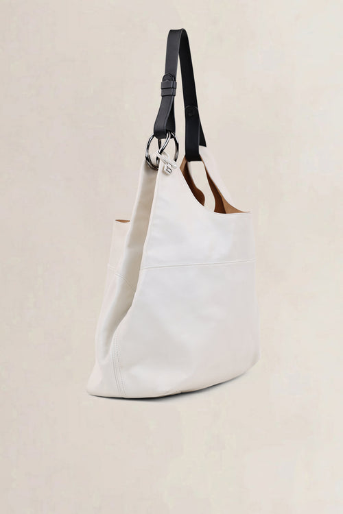 Delvaux White/Black Givry With Me Shoulder Bag