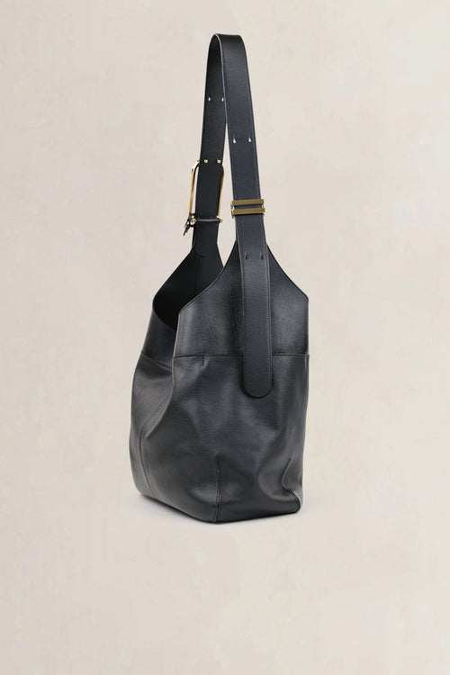 Delvaux Black So Cool MM Sellier Shoulder Bag