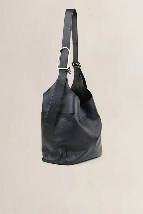 Delvaux Black So Cool MM Sellier Shoulder Bag
