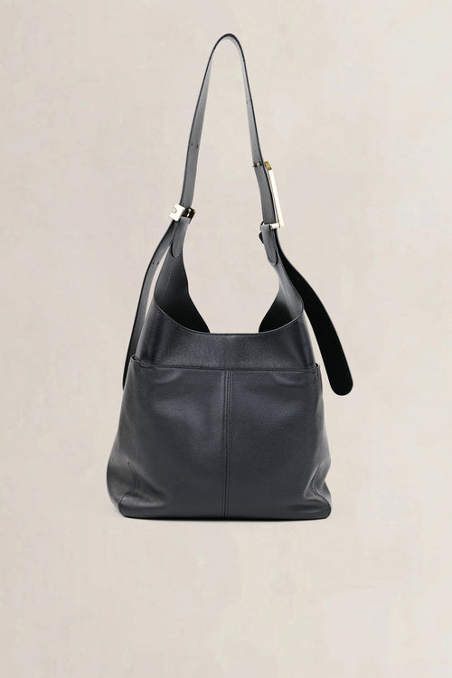 Delvaux Black So Cool MM Sellier Shoulder Bag