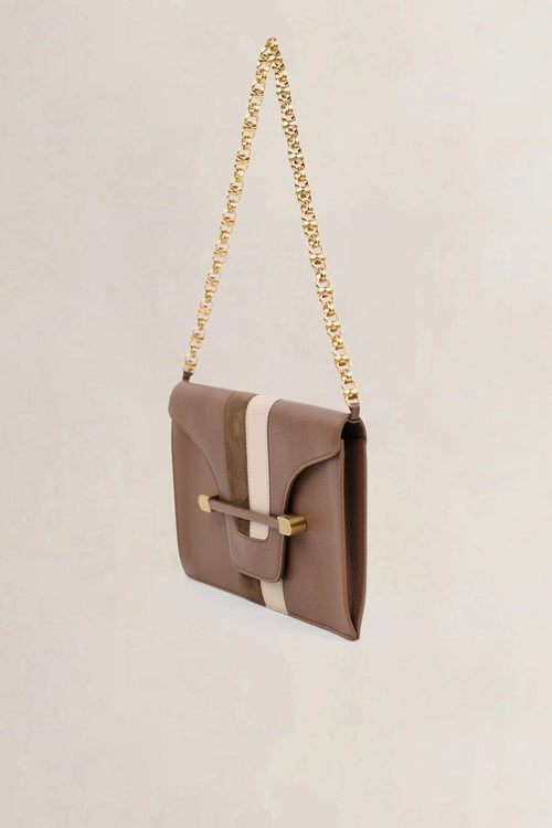 Delvaux Brown Victor Shoulder Bag