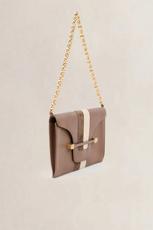 Delvaux Brown Victor Shoulder Bag