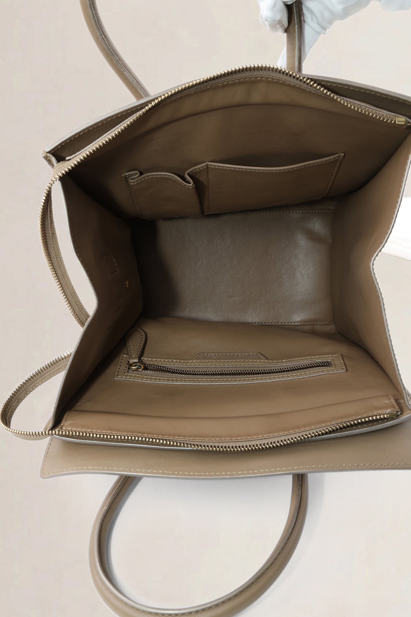 Céline Luggage Mini taupe — vintage