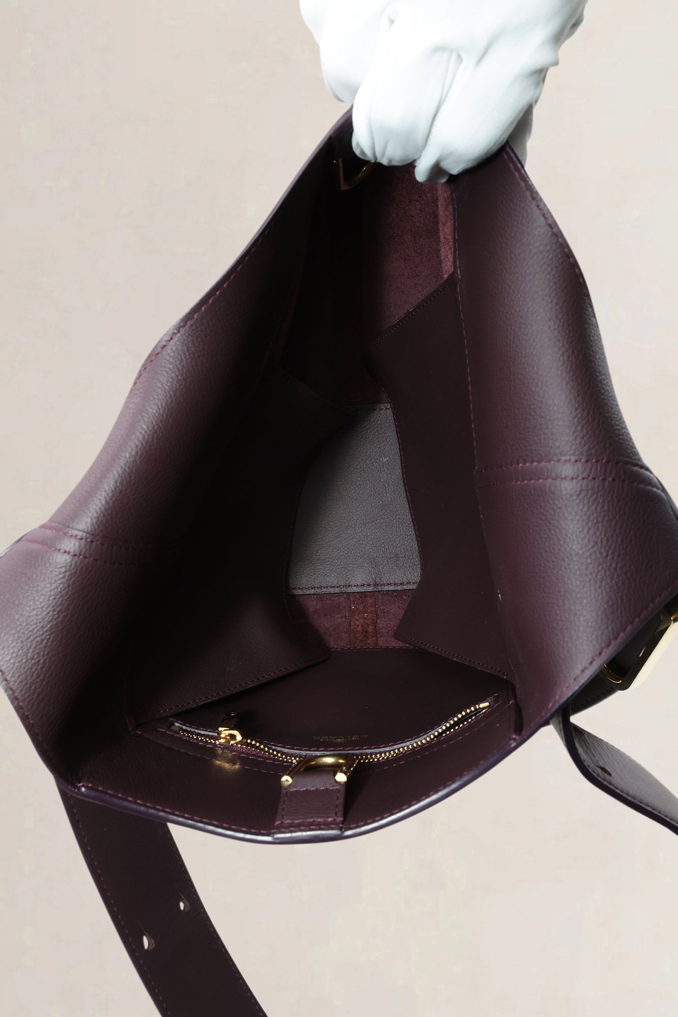 Delvaux Deep Purple/Black So Cool Mini Crossbody Bag