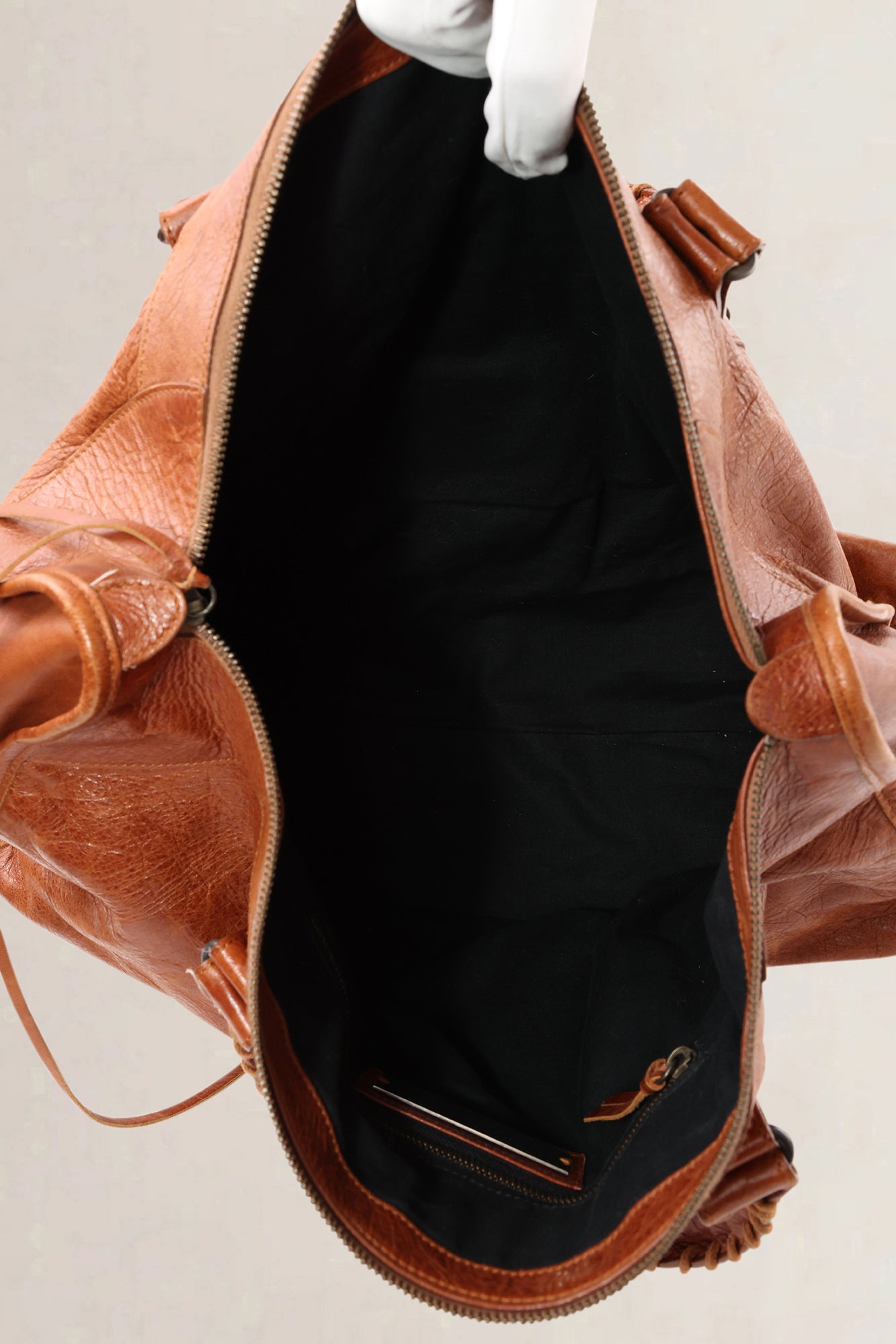 Balenciaga Brown Leather City Shoulder Bag