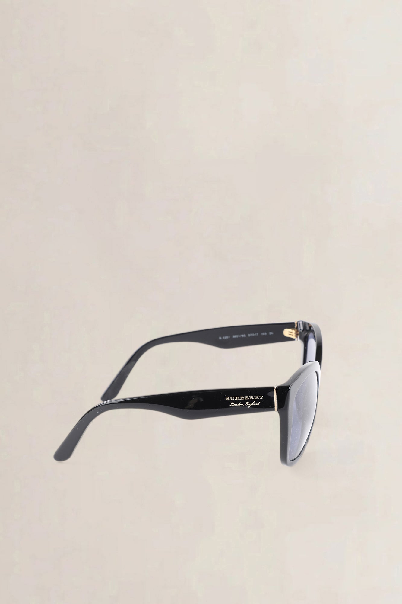 Burberry Black & Gold Sunglasses — preloved