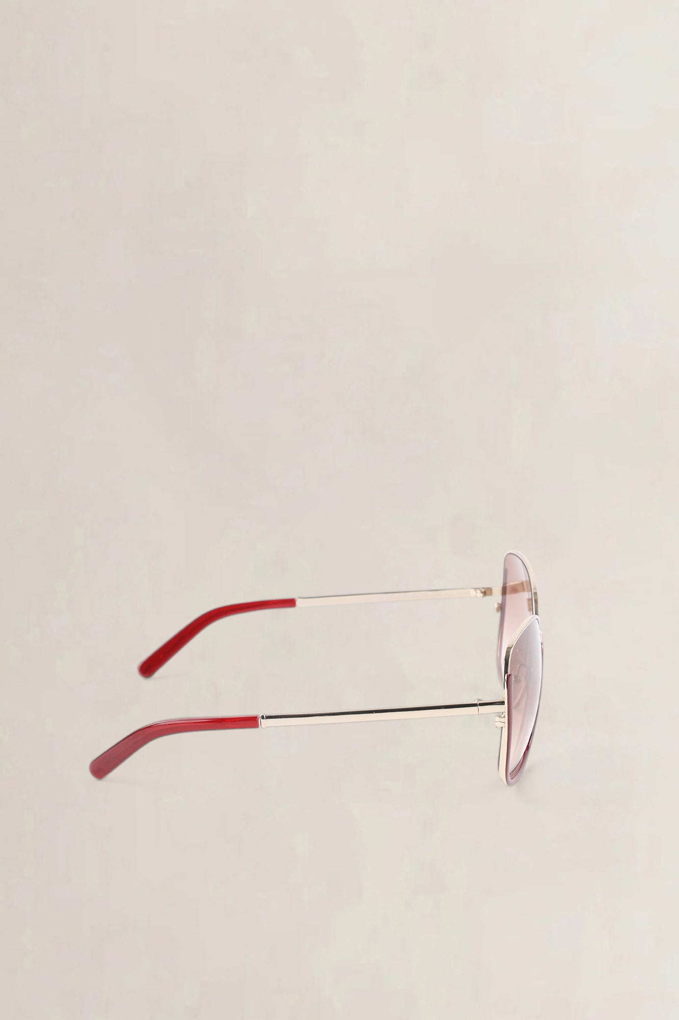 Chloé Burgundy Oversized Sunglasses — preloved