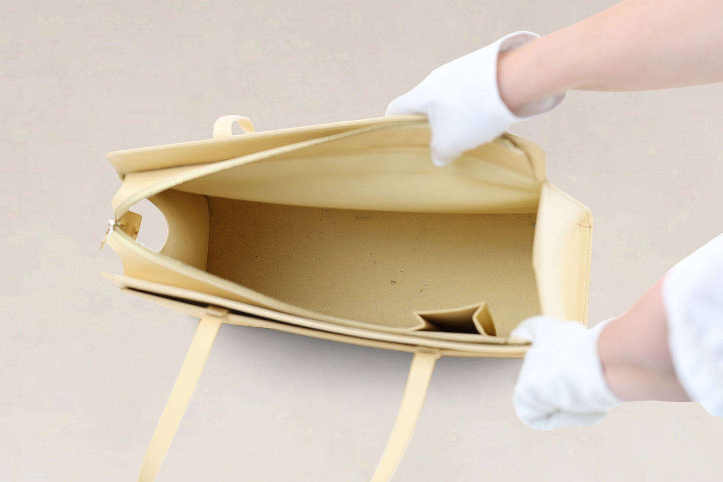 Yellow Epi Croisette Shoulder Bag