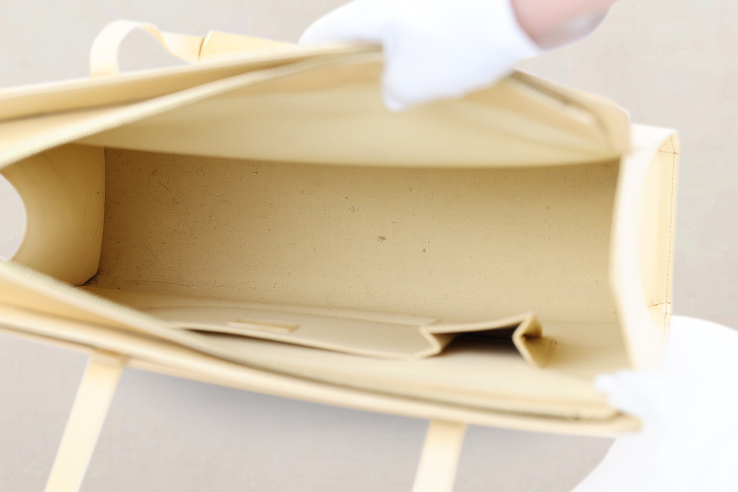 Yellow Epi Croisette Shoulder Bag