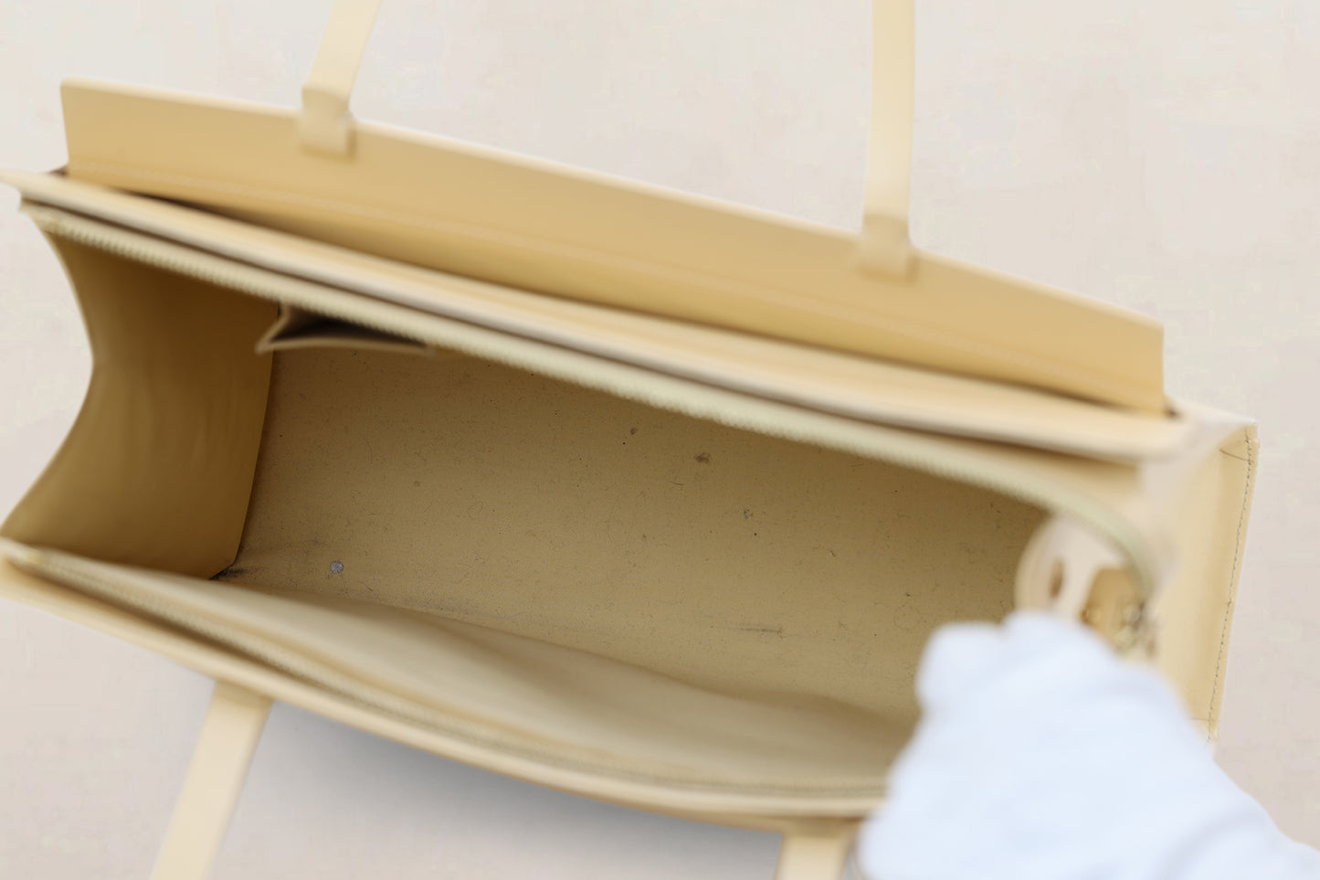 Yellow Epi Croisette Shoulder Bag