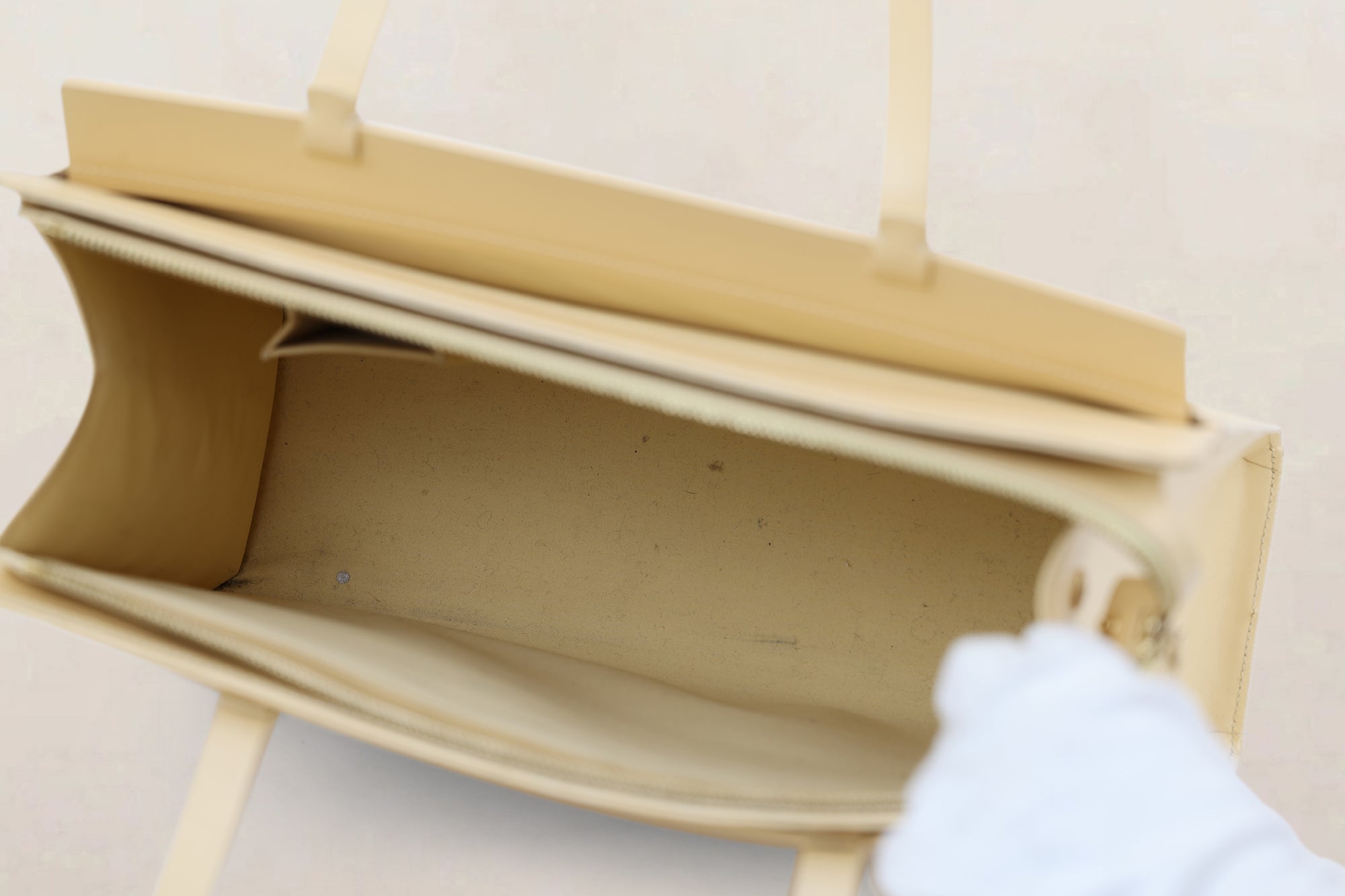 Yellow Epi Croisette Shoulder Bag