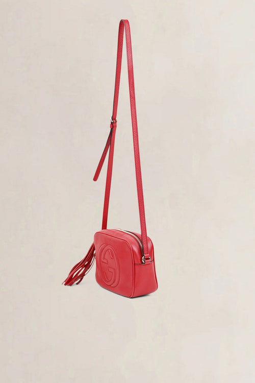 Gucci Red Soho Disco Crossbody Bag