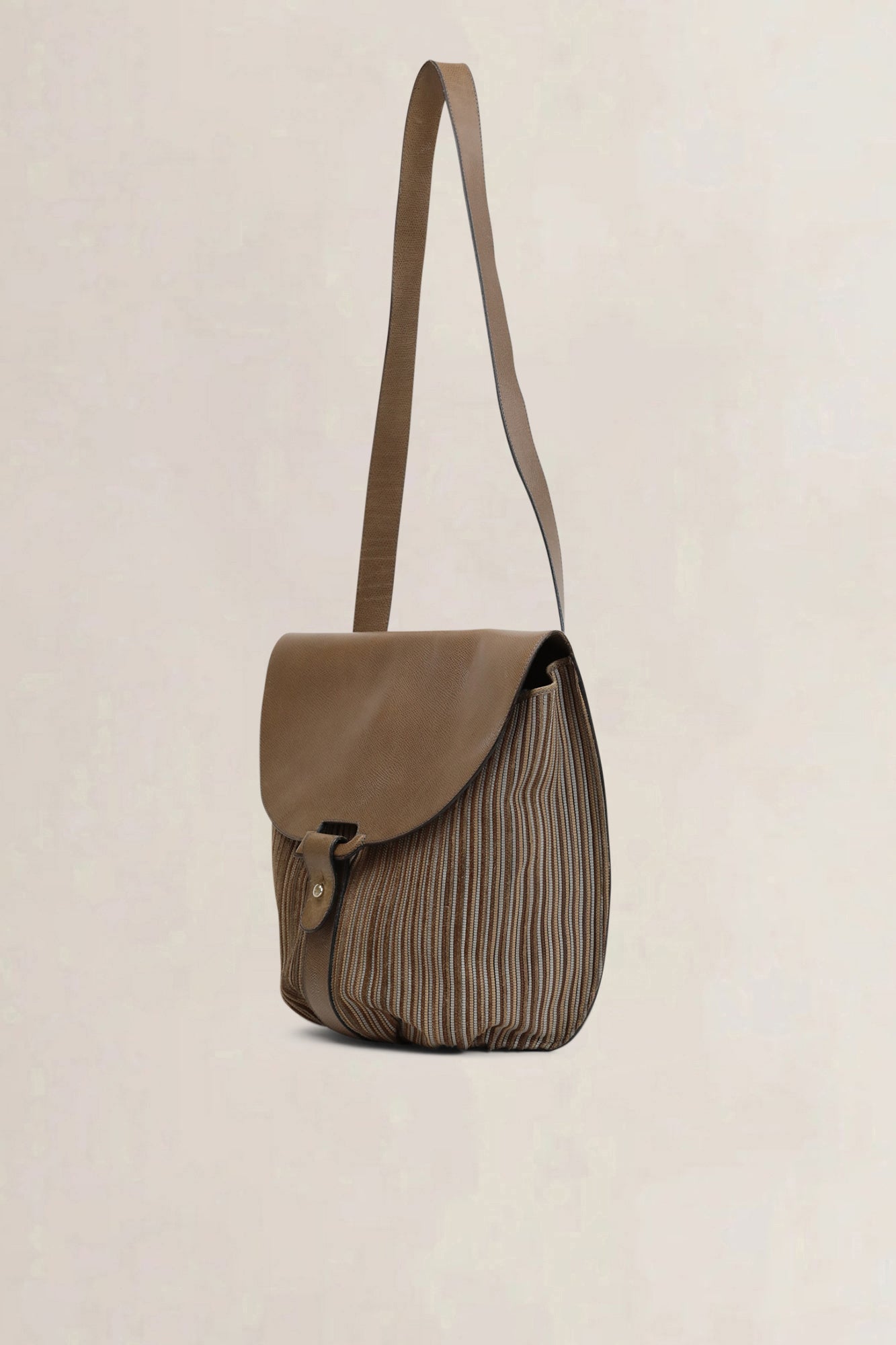 Brown Toile De Cuir Listrac GM Crossbody Bag