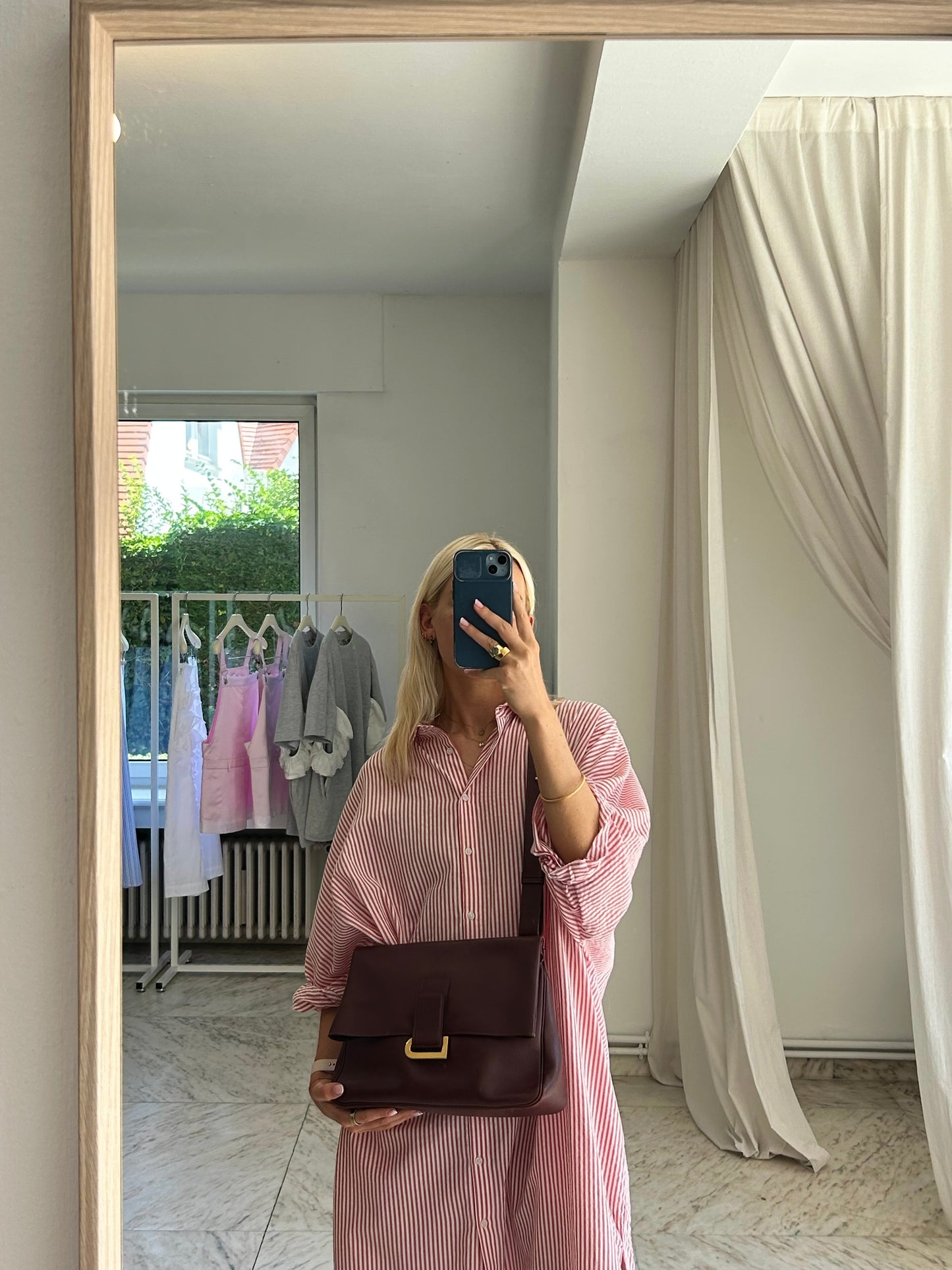 Brown Relais Trotteur Crossbody Bag