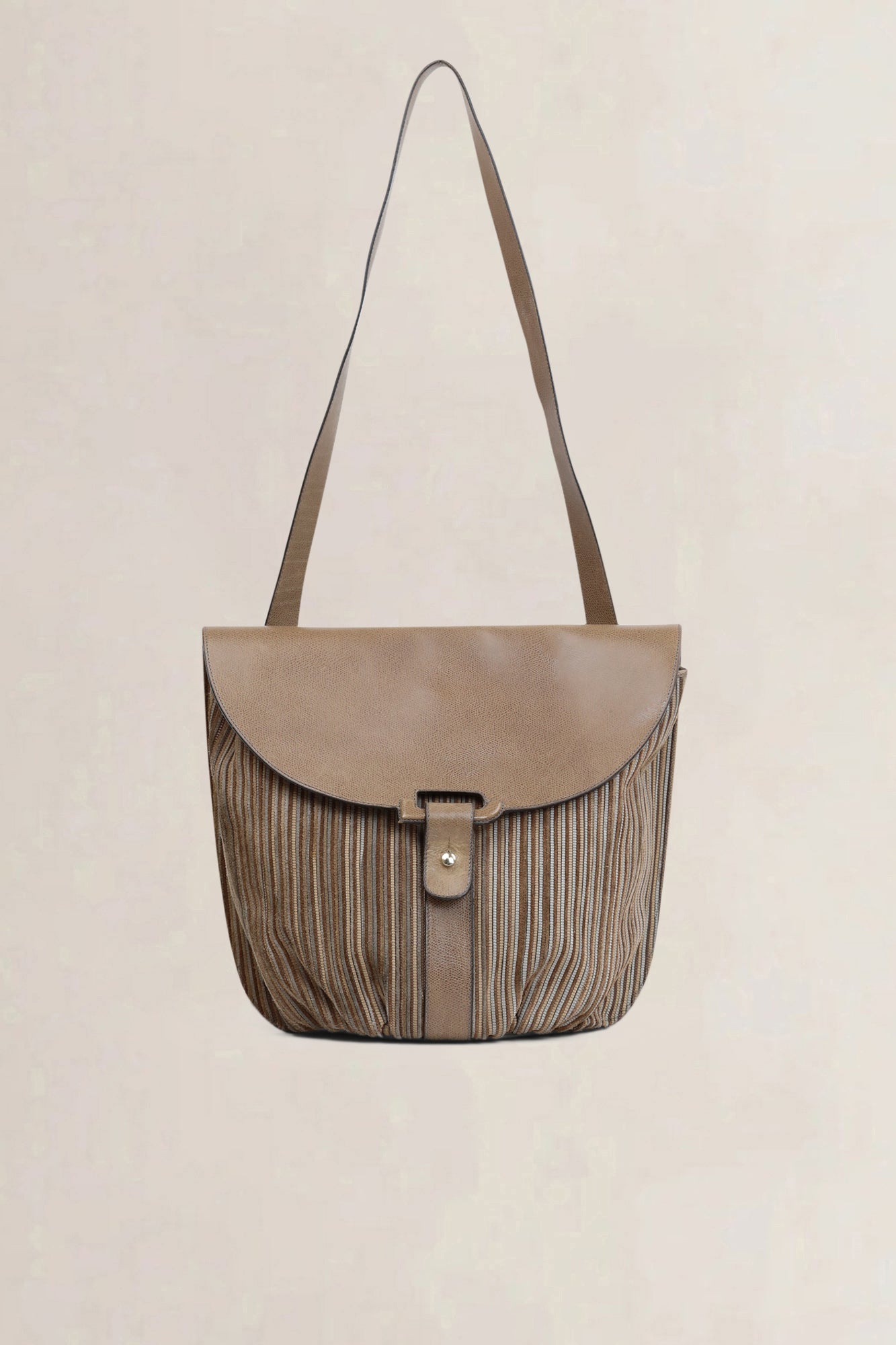 Brown Toile De Cuir Listrac GM Crossbody Bag