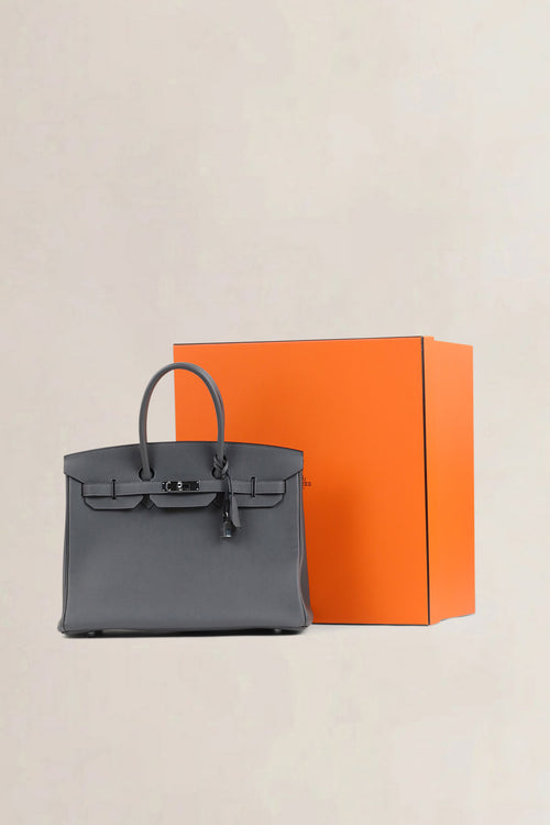 Hermès Birkin 35 Gris Etain Togo PHW