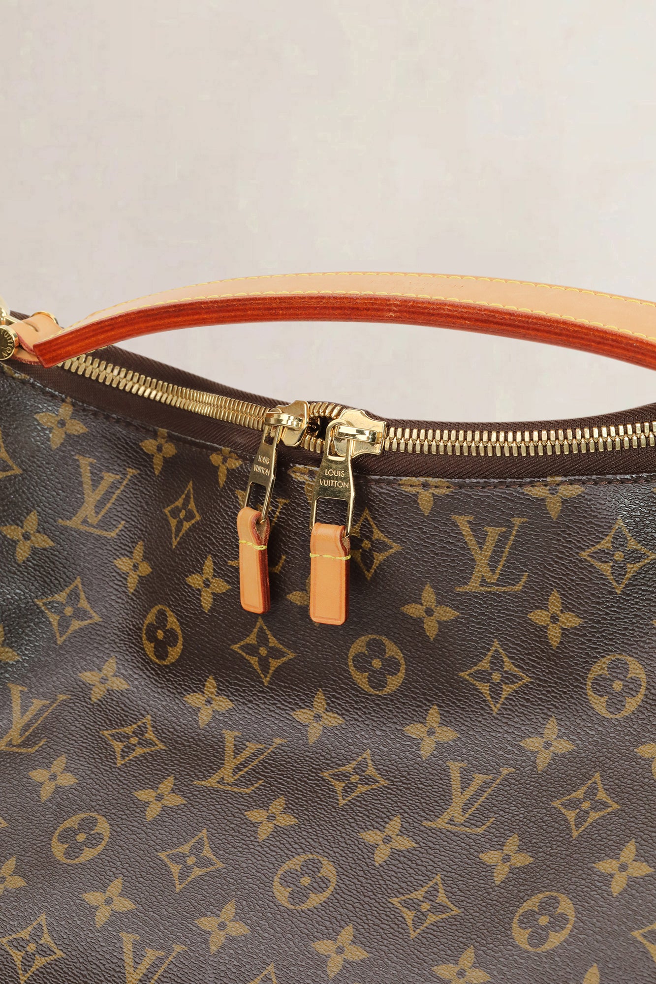 Louis Vuitton Brown Monogram Sully MM Shoulder Bag